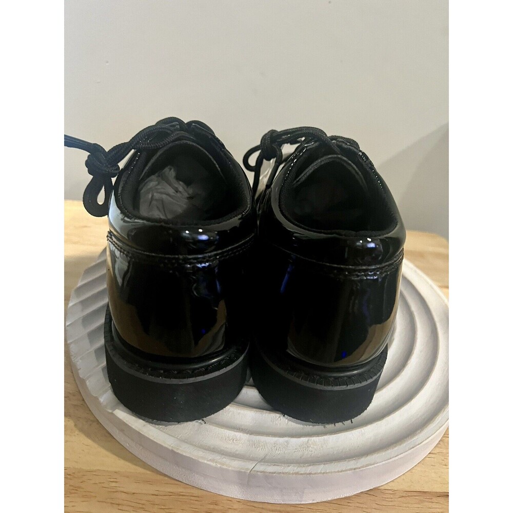 Rothco Mens Black Shoes Hi Gloss Uniform Oxford With Heavy Work Sole Size 8W - Picture 6 of 11